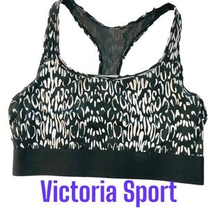 Victoria Sport Sz M Black & White Sports Top